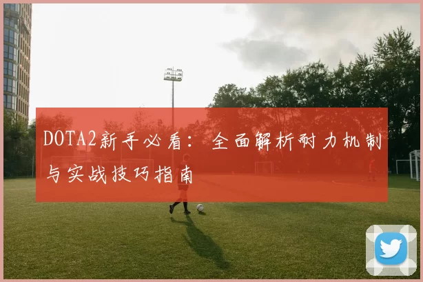 DOTA2新手必看：全面解析耐力机制与实战技巧指南