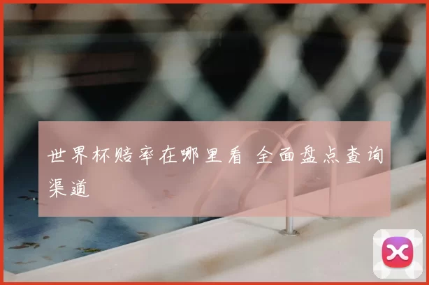 世界杯赔率在哪里看 全面盘点查询渠道