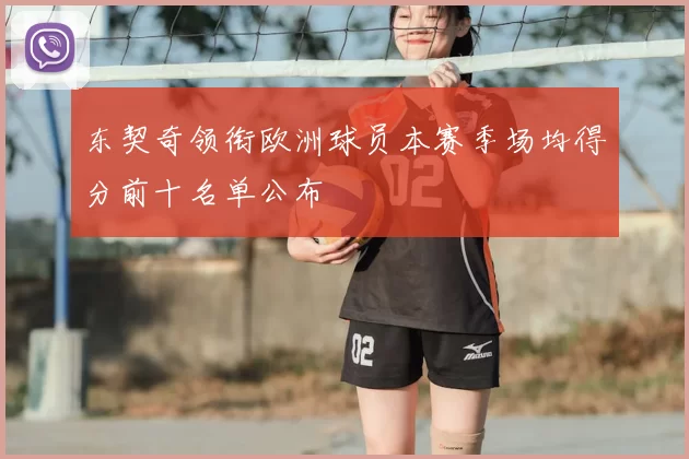 东契奇领衔欧洲球员本赛季场均得分前十名单公布